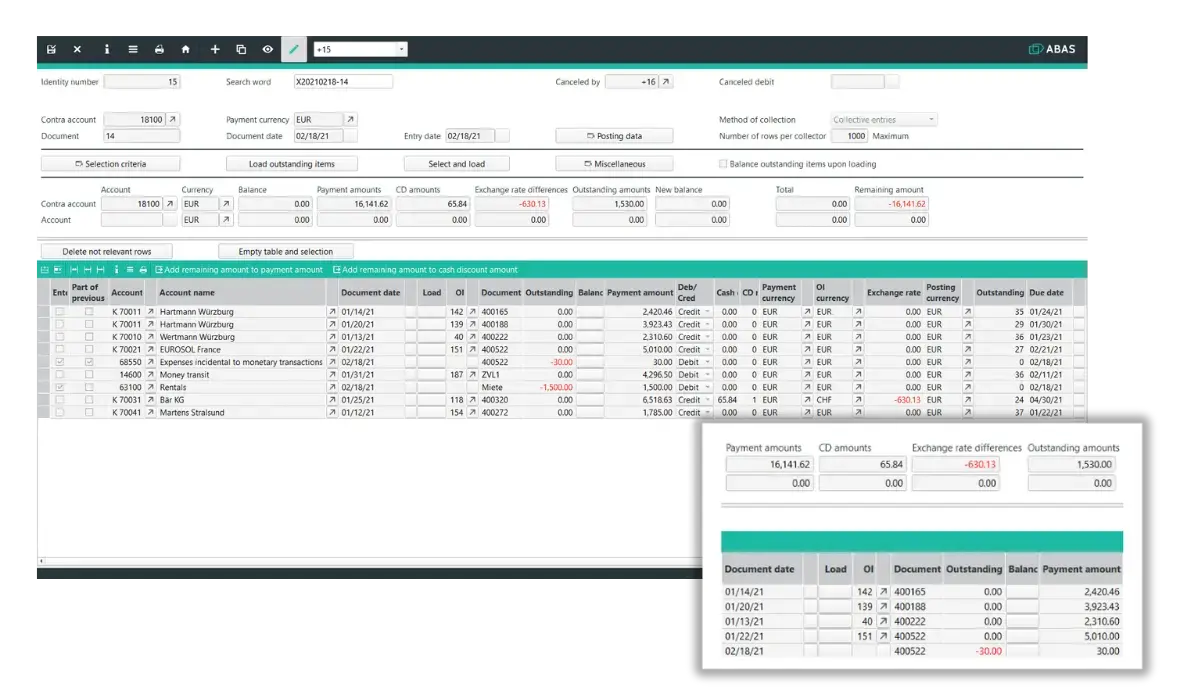 Abas ERP Financial Accounting