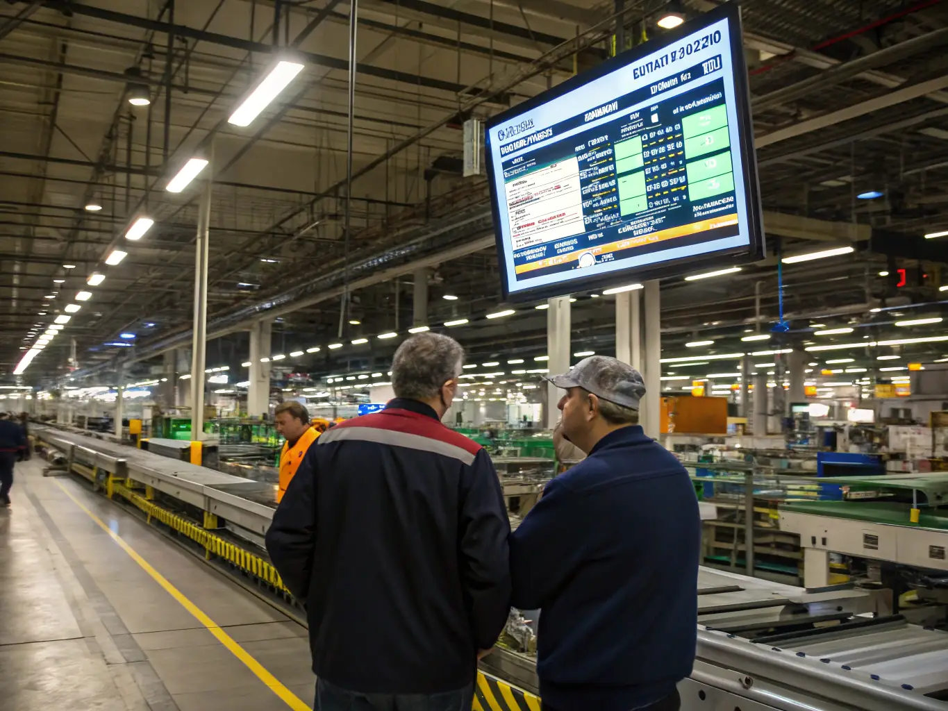 A visual representation of a bottleneck in a production line, highlighting the concept of identifying bottlenecks and compliance gaps in business processes.